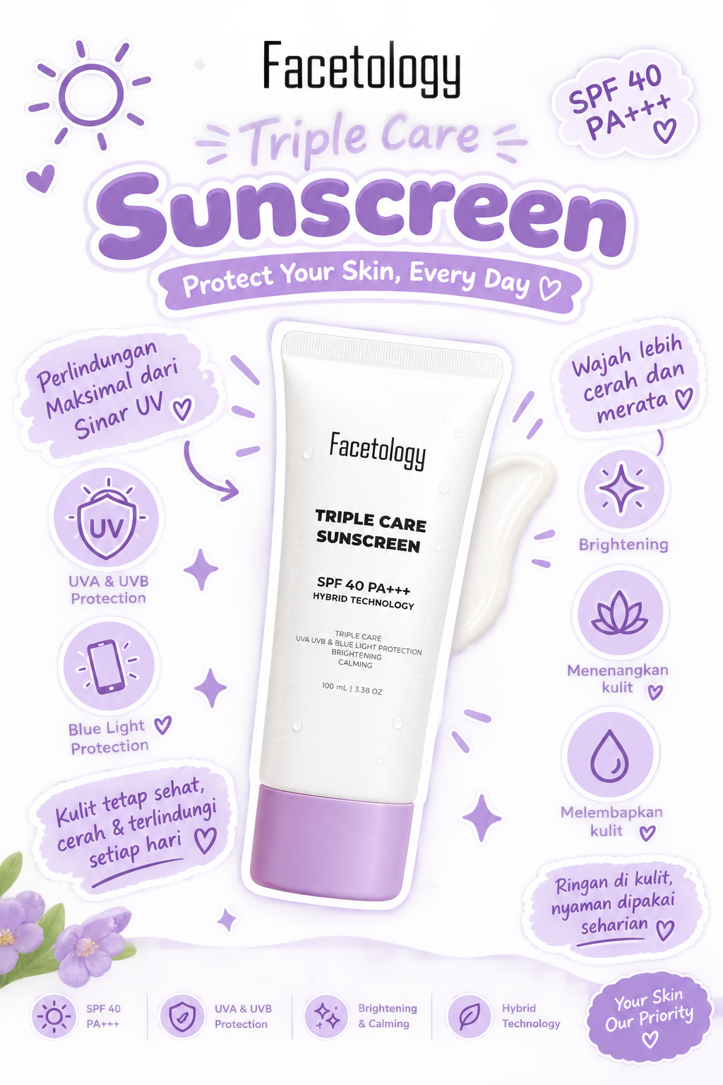 Sunscreen Triple Care